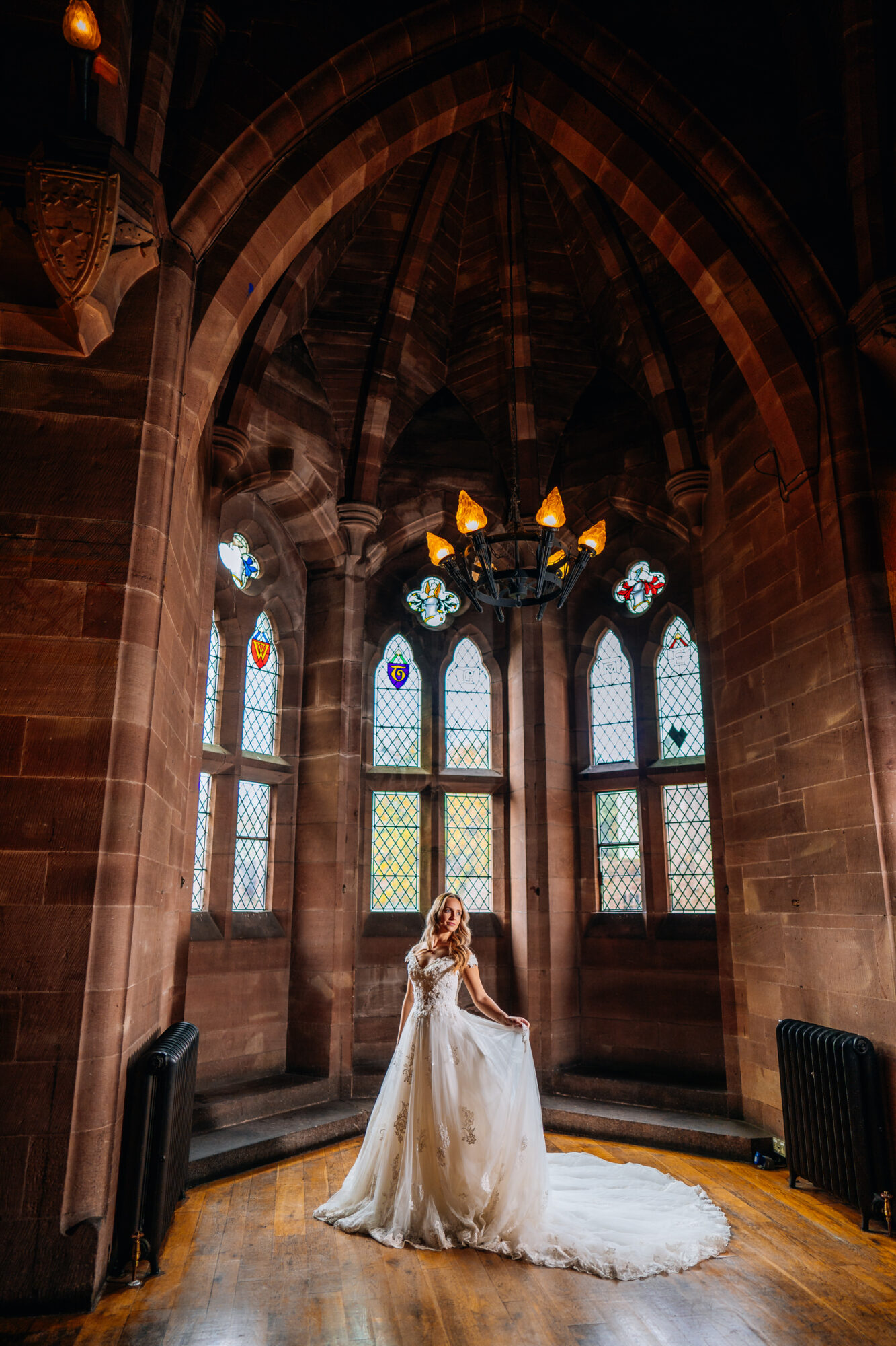Peckforton castle wedding photography